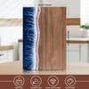 gzcmxh Resin Cutting Board, Handmade Charcuterie Board with Wave Pattern