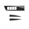 ANUNFRRE Car Accessories Fit for Toyota Highlander 2014-2019 ABS Carbon