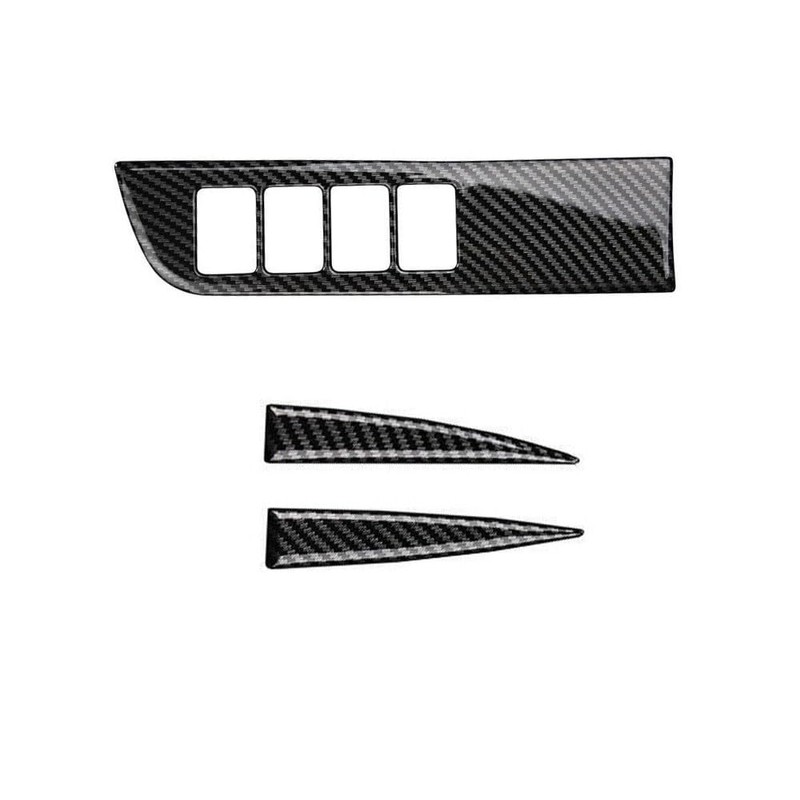 ANUNFRRE Car Accessories Fit for Toyota Highlander 2014-2019 ABS Carbon