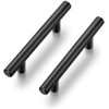 Y&Y Decor 20 Pack | Cabinet Pulls Matte Black Stainless