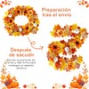 Guirnaldas de otoño,Guirnalda de hojas de arce artificiales, Decoración de