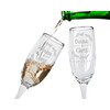Personalize It Engraved Champagne Glasses Set of 2- Customize with