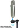 keepdrum MSA033 Microphone Mount + Pop Protector for Rode NT1-A