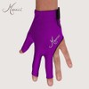 Meucci Elite Stroke Billiard Glove – Purple – Right Hand