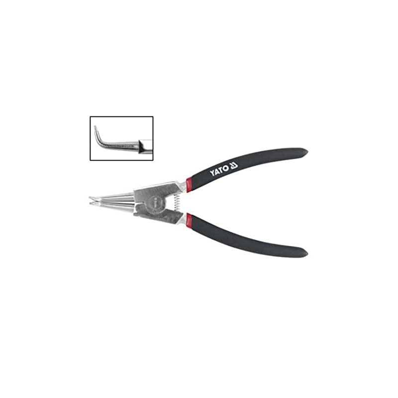 Yato professional 2145-Circlip Pliers 200 mm Curved Pieces)