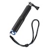 Mantona 50 cm Large Telescopic Bar for GoPro - Black/Blue