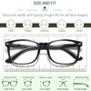 CCVOO Reading Glasses for Women/Men, Eyeglasses, Blue Light Readers for