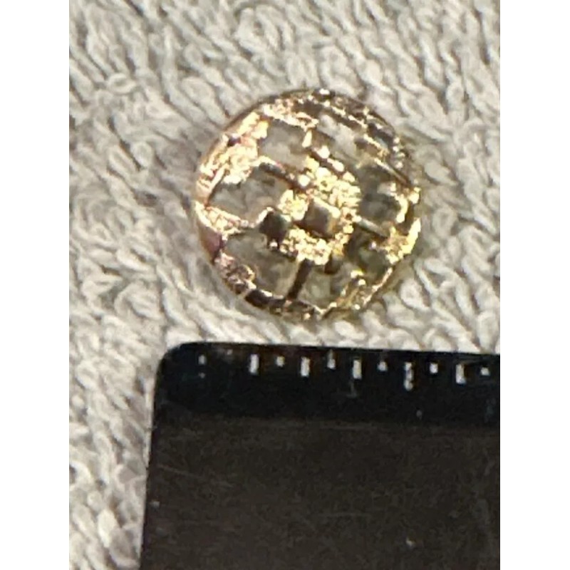 Unbranded Small Gold Button