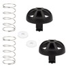 Showingo Coffee Machine Brew Basket Bottom Spring Loaded Stopper Kits(2