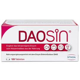 DAOSIN DAOSiN tablets to supplement the body's own DAO enzyme to break down histamine from food, clinically tested, over 90% recommendation rate -120st
