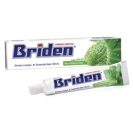 Briden Crema Dental Sin Flúor Caja 25 Pz 100ml + Envío
