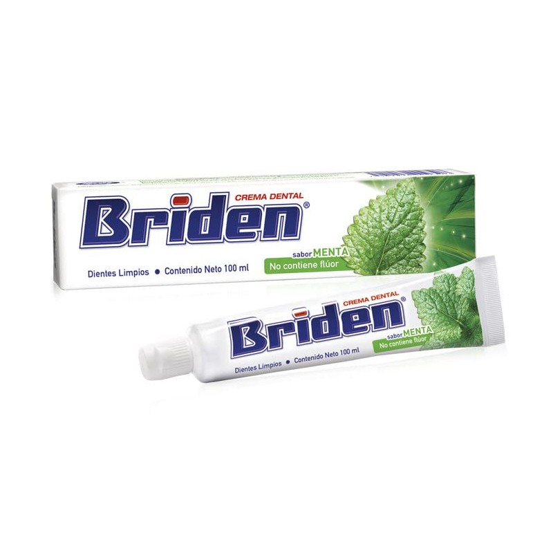 Briden Crema Dental Sin Flúor Caja 25 Pz 100ml +