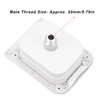 RV Water Inlet Hatch with Magnetic Cover High Hardness Wearproof