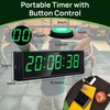 YZ Gym Clock for Home Gym with Start/Stop Button, Interval