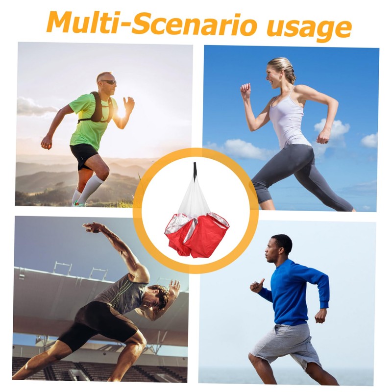 Kisangel Agility Training Parachute Football Running Parachute Oxford Fabric Strength