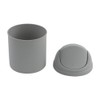 Zerdyne 2 L Plastic Mini Trash Can with Swing-Top Lid,