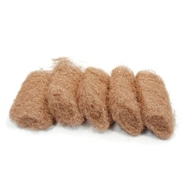 Rogue River Tools Bronze Wool Pads - Medium (5pc). Marine, Glass, Wood, Industrial|Soft Touch, No Rust! ~Made in The USA