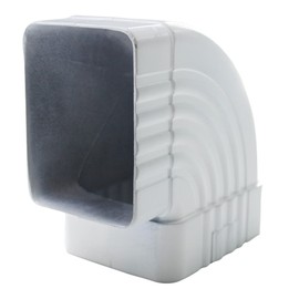 Roofing Gutter downspout Extension B 90° Gutter Elbow Aluminum Downspout Elbow 3x4 White（1Pcs）