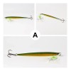 5 Pcs Jigs Luminosos 60g Señuelos Pescar Grante Lance Largo