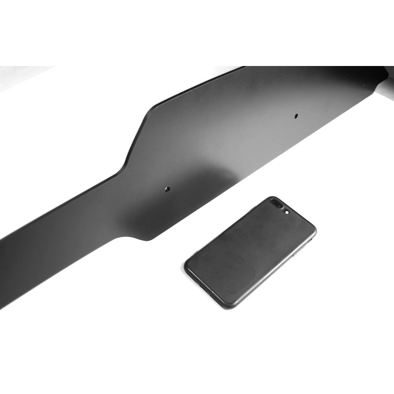 SDeelCase Satin Black Decklid Wing Gurney Flap Wickerbill For 05-13