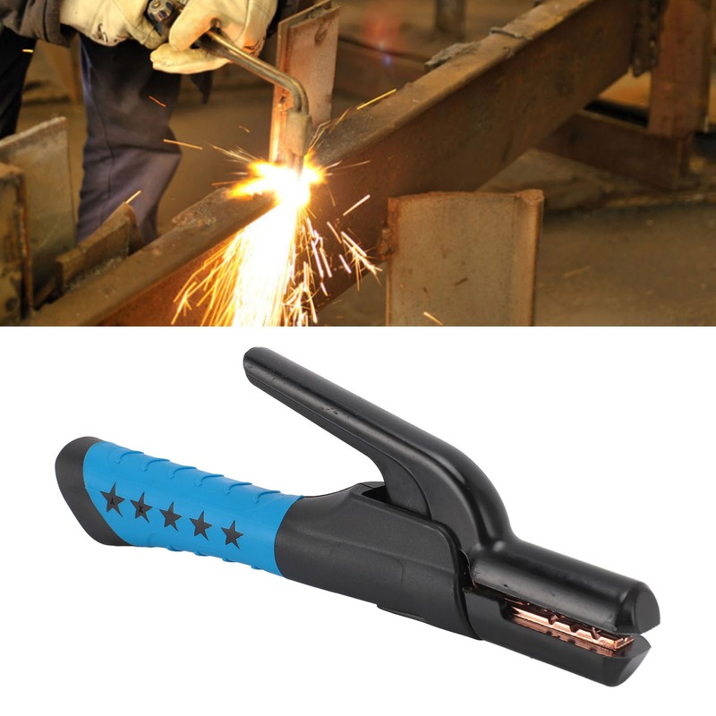 Welding Electrode Holder 500A Euro Style Heavy Duty Electrode Clamp