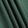 Clara Clark Hunter Green Shower Curtain - Hotel Quality Waffle
