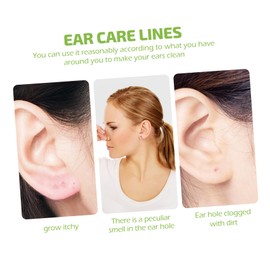 COLLBATH 10Pcs Disposable Replacement Tips for Ear Washer Safe Cleaning Tubes for Ear Wax Removal Suitable for Family Use Soft Yet Sturdy Design