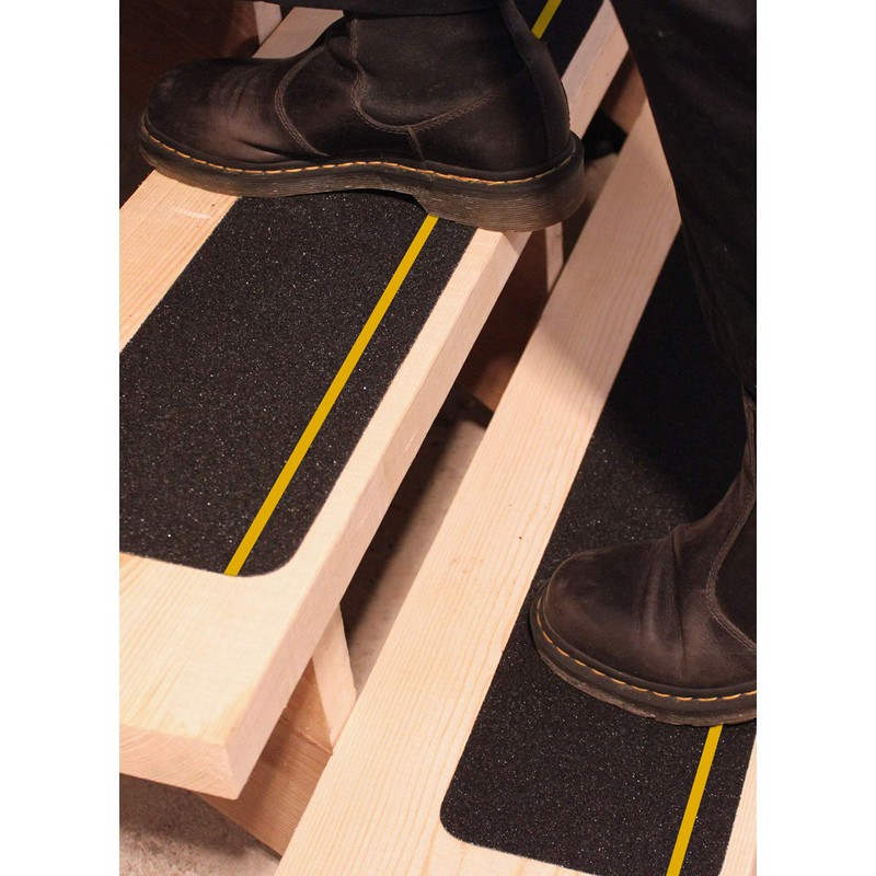 6”x30” Non-Slip Stair Treads Outdoor – (10-Pack) Reflective Anti-Slip Tape