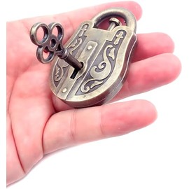 MAGIKON Traditional Brain Teaser, Classical Puzzle Magic Toy (Key-Lock)
