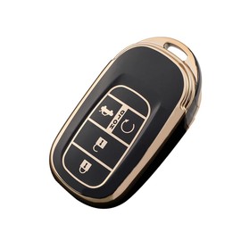 Kinotaka Honda New N-Box N-Box Custom 2023.10 Release JF5 JF6 TPU Smart Key Case, Black