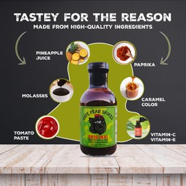 Cape Fear Sauces Original Barbecue Sauce, Natural BBQ Sauce for Chicken Wings, BBQ Chicken, Ribs & Meats, Sweet & Mild BBQ Sauces for Perfect Grilling & Barbecue Flavors