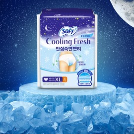 SOFY Cooling Fresh Comfort Sleep Panty - Large 16P