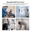 Reusable Half Face Cover Half Facepieces Cover with Safety Glasses