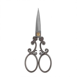 ZJchao Mini Vendimia de, Tijeras de Costura, Tijeras de Costura Vintage Acero Inoxidable de Costura Tijeras clásico de Corte y Costura artesanía Bordado Herramienta(Silver Silver)