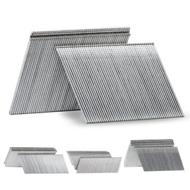 SITLDY 16 Gauge 20-Degree Angled Finish Nails, 2-1/2 inch 2000-Pack Galvanized, for Pneumatic, Electric Angled Finish Nailer