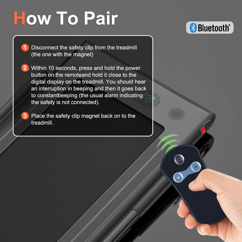 RETROSUN Treadmill Remote Control, Compatible with GOPLUS, GYMAX, Superfit Treadmills
