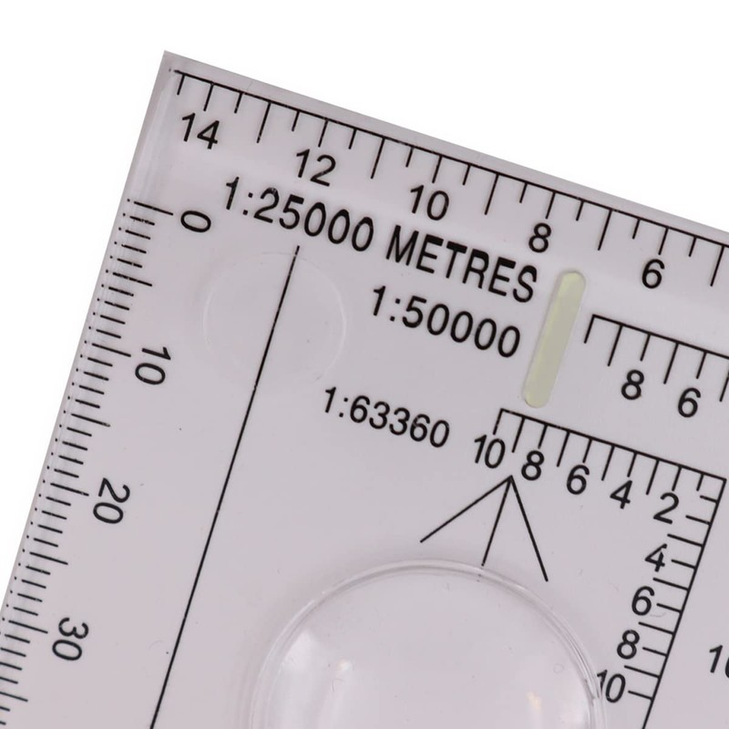 Namvo 2pcs Compass Navigation Map scale Waterproof Orienteering Compass for