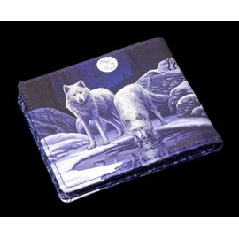 Mens Wolf Warriors of Winter Embossed Wallet | Fantasy Wallet - Multicoloured, multicoloured, Additional pocket