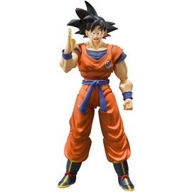 Tamashii Nations - Figura de acción Dragon Ball Super de Bandai S.H., Figura de acción de Son Goku (un Saiyajin Criado en la Tierra)