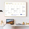 ARCOBIS Monthly Calendar Whiteboard, 36" x 24" Magnetic Dry Erase