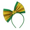 Soochat St.Patrick's Day Headband Shamrock Headband Green And Yellow Bowknot