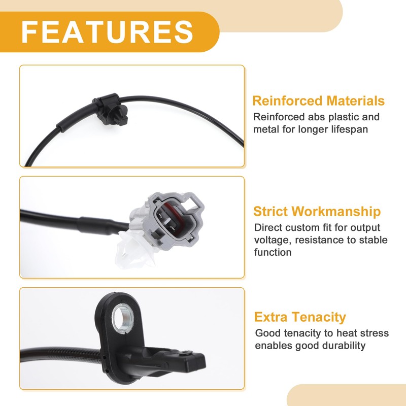 Partuto ABS Wheel Speed Sensor No.27540AJ05A Rear Left ABS Sensor