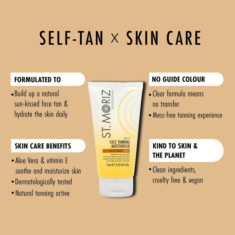 St Moriz - Crema idratante professionale per il viso quotidiana
