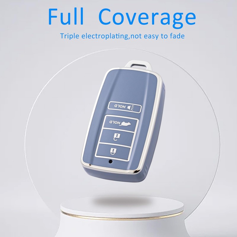 Flensent Key Fob Cover for Acura MDX 2014-2020 RDX 2016-2018