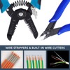 Glarks 3Pcs Wire Stripping Tool and Wire Flush Cutter Set,