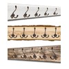 Fuxxer Rustic Iron Hooks, Coat Hooks, Cast Iron Design, Set