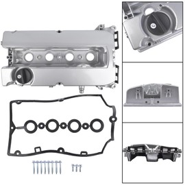 GELUOXI Aluminum Valve Cover Kit Replacement for Chevy Cruze Aveo/Aveo5 2009 2010 2011 Sonic Pontiac G3 Saturn Astra 1.8 1.6L 55564395 55558673