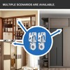 vibedor 4 Pcs Closet Sliding Door Roller, Hardware Kit Wardrobe