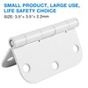 12 Pack Interior 3.5" Door Hinges for Doors 3 1/2