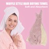 VOCOSTE Hair Drying Towel, Towel Cap, Super Absorbent, Quick Drying,